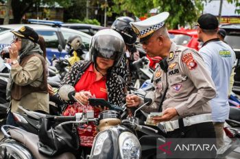 Razia pajak kendaraan di Palangka Raya