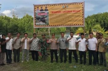 DKP Simeulue pasang papan informasi cegah interaksi negatif buaya