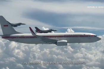Presiden Prabowo apresiasi para pilot tempur pada HUT Ke-80 TNI AU