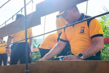 Polres Tala percepat perbaikan jembatan dorong ekonomi desa