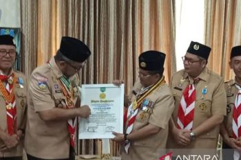 Wali Kota Jambi terima penghargaan tokoh perintis utama gerakan pramuka