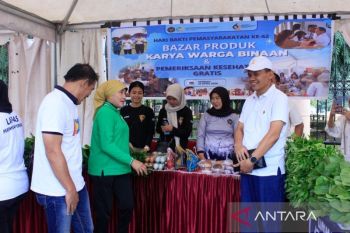 Ditjenpas Sultra gelar bazar karya warga binaan di CFD Kendari