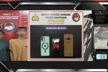 Polisi tangkap dua pengedar sabu di Banyuasin