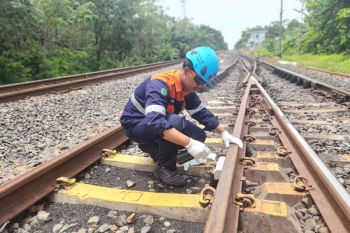 KAI Palembang fokus rawat perangkat persinyalan secara berkala