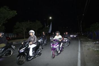 Asmo Sulsel libatkan 300 "bikers" Makassar dalam Honda Jagoan Community Night Ride