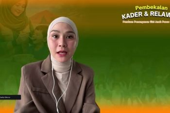 PP Aisyiyah dan Zaskia Adya Mecca edukasi gizi untuk daerah bencana