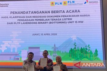 PGE-PLN IP sepakati tarif listrik proyek PLTP Lahendong 15 MW