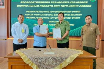 Kejari-KPH Banyuwangi teken MoU penanganan hukum pengelolaan hutan