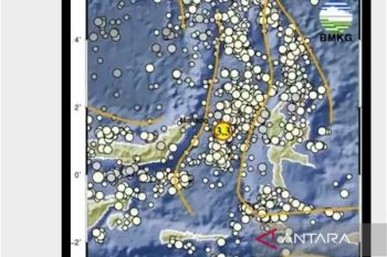 Gempa dangkal magnitudo 3,3 guncang Kota Bitung Sulut