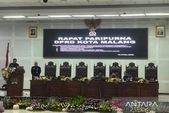 Pemkot Malang sampaikan empat rancangan peraturan daerah ke DPRD