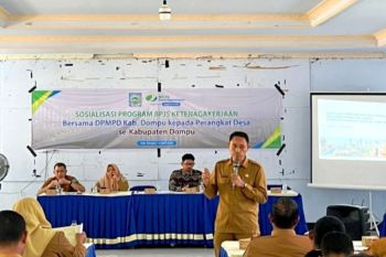 BPJS Ketenagakerjaan sosialisasikan perlindungan perangkat desa di Dompu