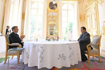 Prabowo-Macron meet in Paris, discuss strategic cooperation expansion