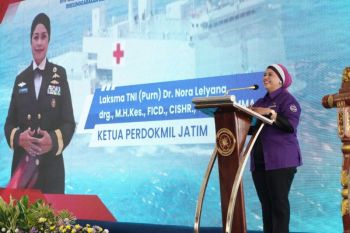 Perdokmil Jatim lantik pengurus di kapal perang KRI Soeharso