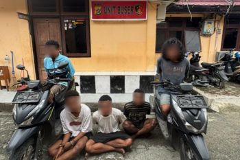 Polres Jayapura tangkap lima pelaku curanmor