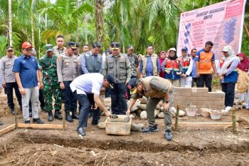 BNPB "groundbreaking" pembangunan hunian tetap mandiri di Agam