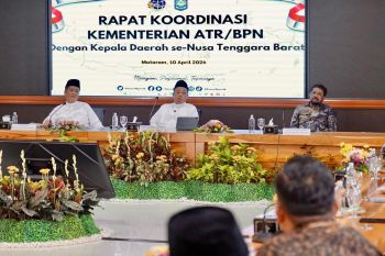 Rakor bersama Pemda NTB, Menteri Nusron sebut integrasi data tanah dan pajak bisa dongkrak PAD hingga 300 persen