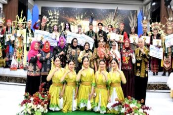 Ridha dan Biangka terpilih Putra-Putri Pariwisata Barito Utara 2026