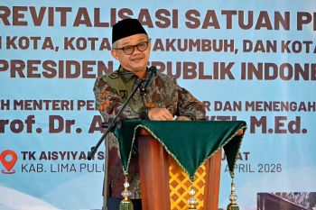 Kemendikdasmen tuntaskan revitalisasi 349 sekolah di Sumbar