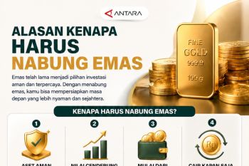 Alasan nabung emas: Investasi aman &amp; stabil