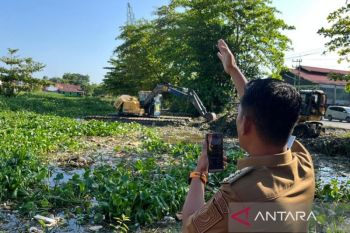 Pemkot Banjarmasin normalisasi Sungai Teluk Dalam
