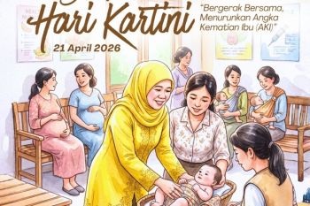 Khofifah ajak turunkan angka kematian ibu di Hari Kartini 2026