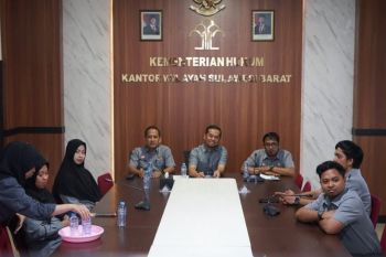 Kakanwil Kemenkum Sulbar minta notaris baru segera kerja