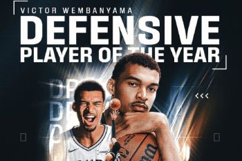Victor Wembanyama jadi Pemain Bertahan Terbaik 2026