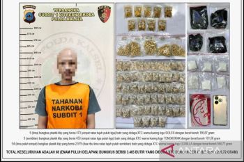 Polda Kalsel sita 6.726 butir ekstasi pasokan jaringan Fredy Pratama