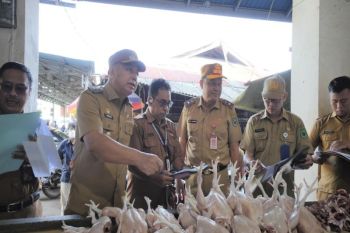 Wabup Kapuas tinjau Pasar Blok R pastikan sinergi data pengendalian inflasi