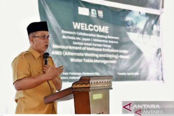 Teknologi Jepang uji efisiensi air sawah di Pariaman, Sumatera Barat