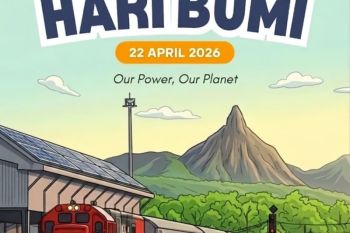 KAI Palembang tekan emisi lewat program transportasi hijau