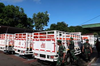 Penyerahan truk KDMP di Banyuwangi