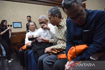 Delapan terdakwa kasus pemerasan izin TKA Kemenaker hadapi sidang vonis