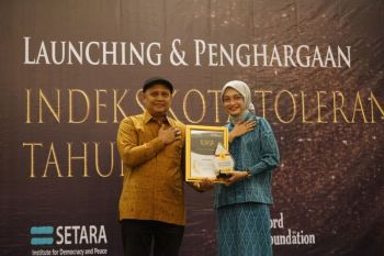 Kota Kediri masuk 10 besar Kota Paling Toleran