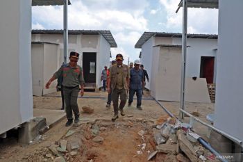BNPB ingatkan pengembang huntara Aceh Tamiang harus selesai lima hari