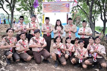Pemkot Kupang mendorong pembentukan karakter lewat Jambore Pramuka
