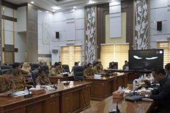 Komisi I DPRD Balangan gelar Raker dengan SKPD mitra bahas LKPj kepala daerah