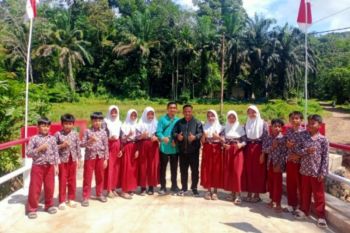 TNI rampungkan pembangunan dua jembatan Aramco di Dharmasraya