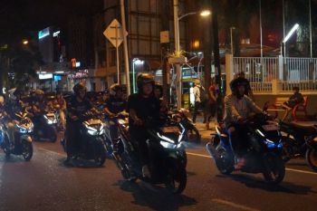 Vario 125 night ride satukan komunitas Honda di Manado