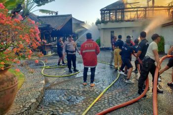 Polisi selidiki penyebab kebakaran restoran di Nusa Dua