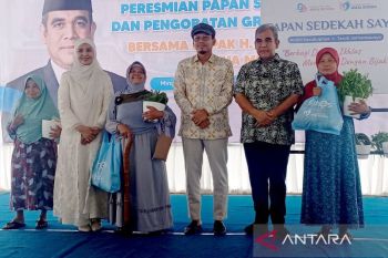 Ketua MPR: Sedekah sayur membantu ketahanan pangan masyarakat