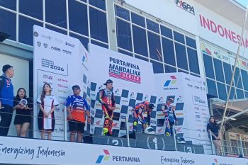 Pembalap Fahmi menangi balapan kedua kelas National Sport 150cc MRS 2026