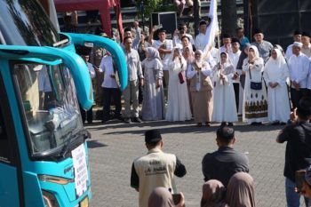Bupati Magetan berangkatkan 539 calon Haji ke embarkasi Surabaya