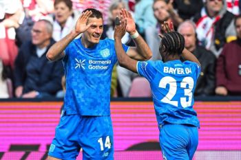 Leverkusen kalahkan Koln, Frankfurt diimbangi Augsburg