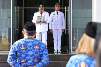 Pemkot Pematangsiantar upacara Hari Otonomi Daerah, baca pesan Mendagri