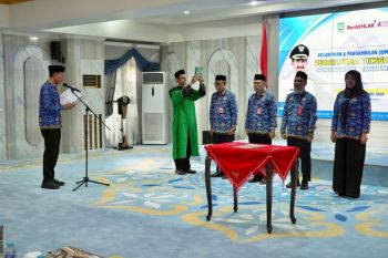 Bupati Banjar lantik empat pejabat pimpinan tinggi pratama