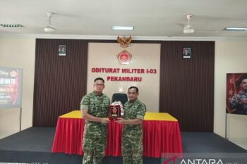 Kababinkum dan HAM TNI kunjungan kerja ke Oditurat Militer I-03 Pekanbaru