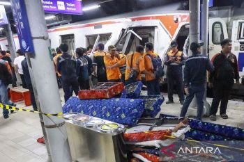 Polisi masih tangani kecelakaan kereta di Bekasi Timur