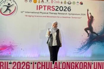 Soroti risiko jatuh pada pasien diabetes, dosen UMS raih prestasi internasional di Thailand