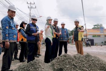 DPRD Lampung hadiri groundbreaking pembangunan ruas jalan Bandar Jaya--Simpang Mandala